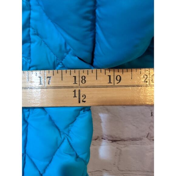 Turbine SPS Self Pack System Down Jacket Women’s Large Teal Lightweight Packable - Picture 9 of 13